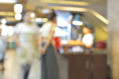 Blur background the food courtの写真素材