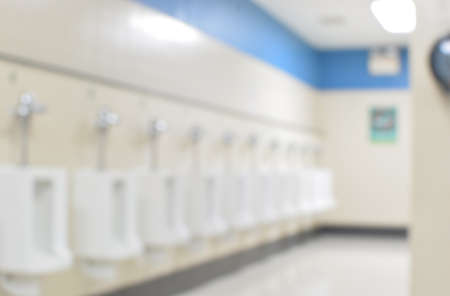 blur background public toilet menの写真素材