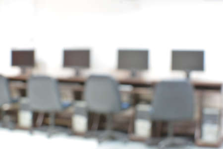 abstract blur background with computer pcの写真素材