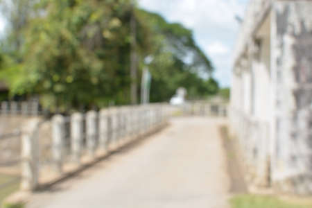 blur abstract image of corridorの写真素材