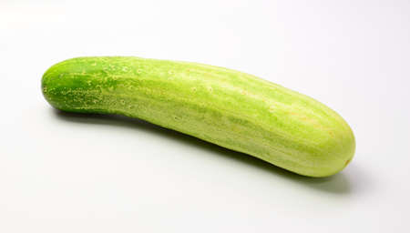 Cucumber on white backgroundの写真素材