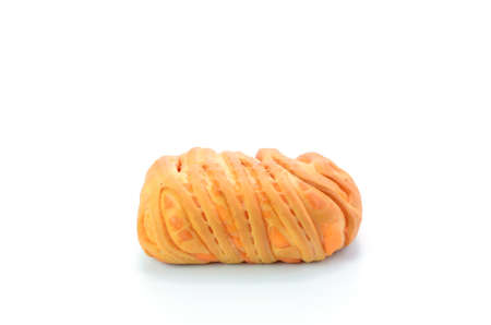 bread on a white background