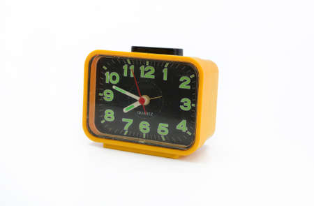 Ols alarm clock on white background
