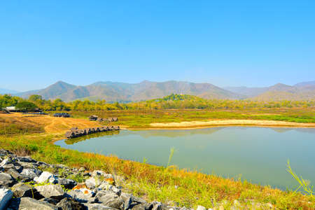 Ang Kep Nam Huai Manao the reservoir in chiangmai Thailand