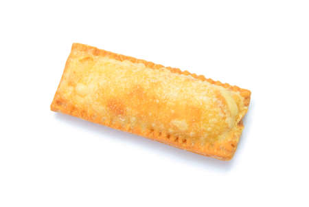 Pies of puff on white background