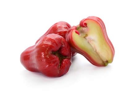 Rose apples isolated on white background