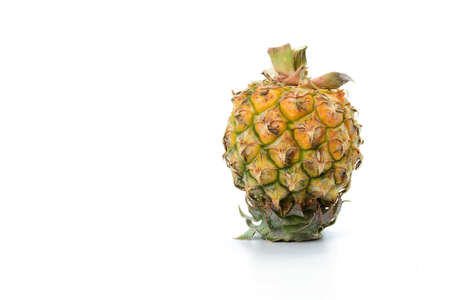 Pineapple isolated on white backgroundの写真素材
