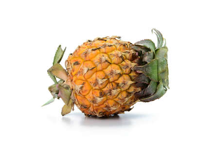 Pineapple isolated on white backgroundの写真素材