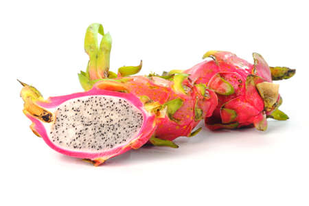 Dragon Fruit isolated against white background