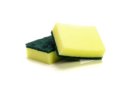 nylon fibers wool with sponge for cleaning ware