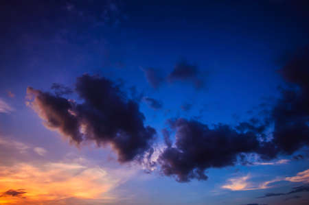 sky twilightの写真素材