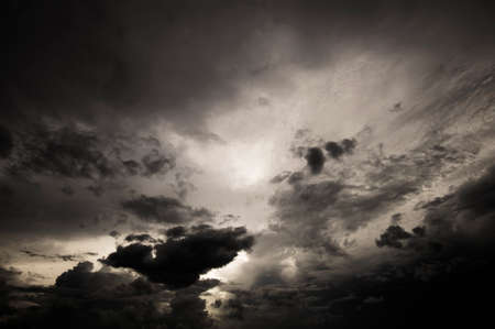 The sky before the storm