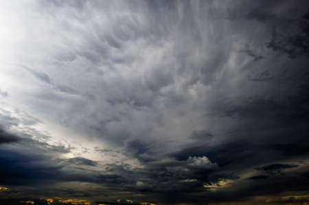 The sky before the storm