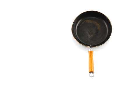 pan handle isolated on white backgroundの写真素材