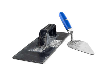 Trowel isolated on white backgroundの写真素材