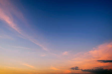 Beautiful twilight sky backgroundの写真素材