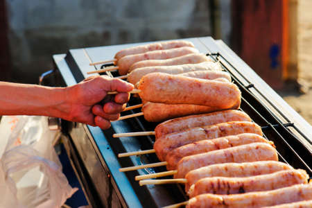 Sausage Grilled Thai foodの写真素材