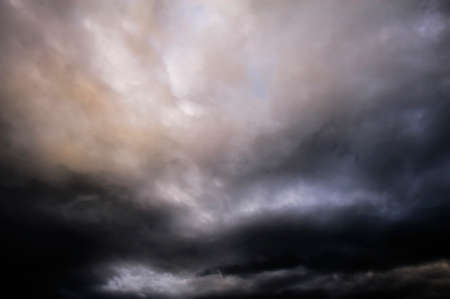 dark clouds before the storm