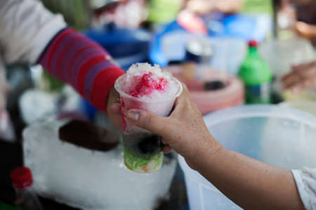 Food donation to help people in hunger relief.の写真素材