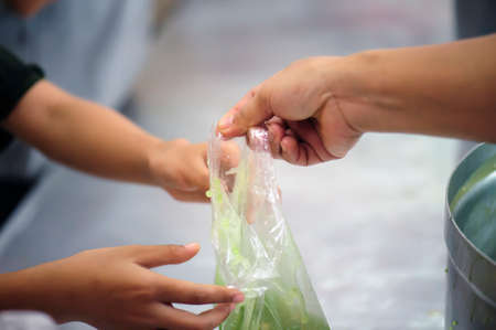 Donate food to hungry people, Concept of poverty and hunger