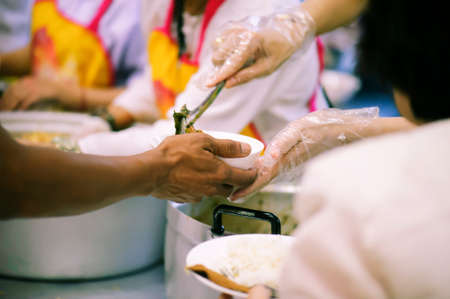The Society of Sharing Food to Homeless and the Poorest: The Concept of Feedingの写真素材