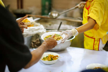 Donating food to beggars to alleviate hunger : the concept of sharing help to fellow human beings in...