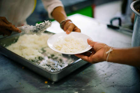 Delivering Love to Homeless Refugees : The Concept of Loveの写真素材