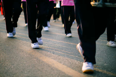 Parade on the school's annual sports day