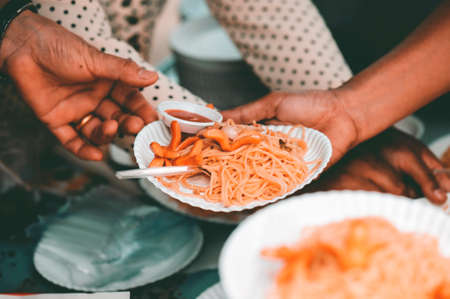 Warm food for the poor and homeless: the concept of giving to help