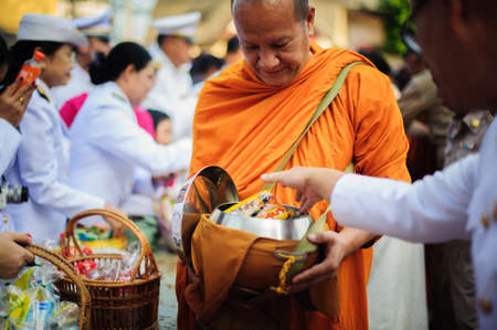 Chiang Mai, Thailand - OCTOBER 23, 2019: State enterprise employees in Saraphi District jointly...