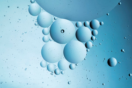 Beautiful abstract background from mixed water and oil