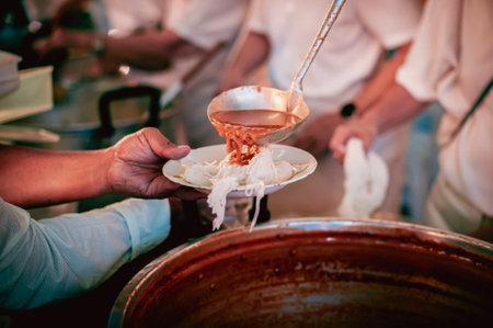 Food Donations for Homeless, the concept of humaneの写真素材