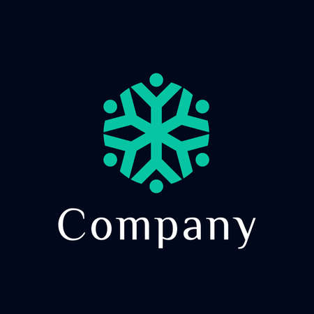 Abstract elegant logo icon vector design.  premium ornament symbol. can be used for beauty industry, jewelry, boutique, hotel vector signのイラスト素材