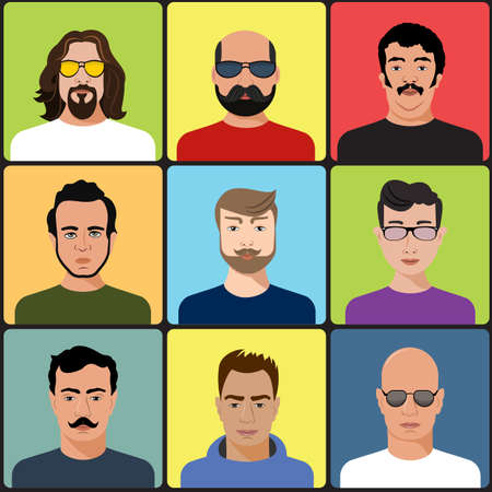 Vector Avatars- menのイラスト素材