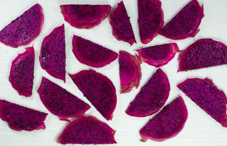photo of fresh dragon fruit, you can use as a billboard marketの写真素材