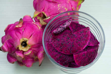 photo of fresh dragon fruit, you can use as a billboard market
