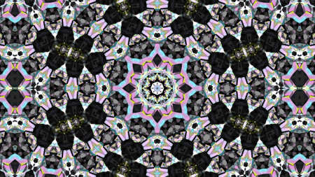 Kaleidoscope wallpaper. Hypnotic abstract image. Mandala surreal ornament. Psychedelic multicolor ...