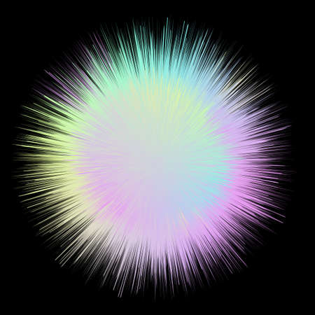 Color explosion. Paint splash. Abstact shape. Multicolor glow. Neon. Fractal. Digital art....