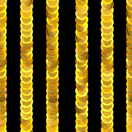 Sequins pattern. Seamless illustration. Fabric design. Rhinestones. 3d illustration. Fashion...