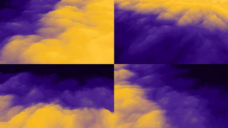Smoke colorful backgrounds set. Fog. Color explosion. Wallpapers collection. Abstact. Fractal....