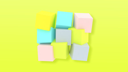3d background. Abstract wallpaper. Shape 3d. Geometric objects. Minimalism. Simple background....