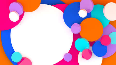 3d background. Frame. Abstract wallpaper. Place for text. Shapes 3d. Geometric objects. Minimalism....