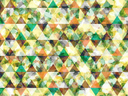 Abstract shapes triangle background. Light yellow and green geometric texture. Trendy vector...