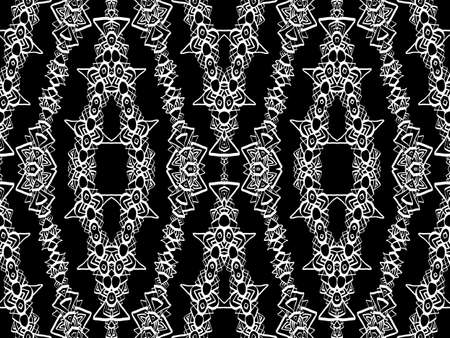 Background abstract. Simple seamless ornament. Monogram lace style. Vector texture can be used for web design, wallpapers, textile, printed products and other.のイラスト素材