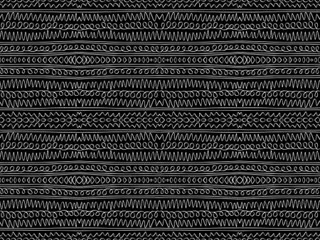 Background abstract lines. Simple ornament. Black and white ethnic style. Vector texture can be used for web design, textile, printed products and other.のイラスト素材