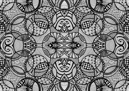 background with a lot of elements. Totally hand drawn illustration. Vector image can be used for...