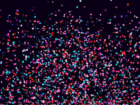 Confetti background. Holiday vector. Celebration, festival, winning or carnival concept. Colorful confetti pieces illustration for web design, creative projects or printed products.のイラスト素材
