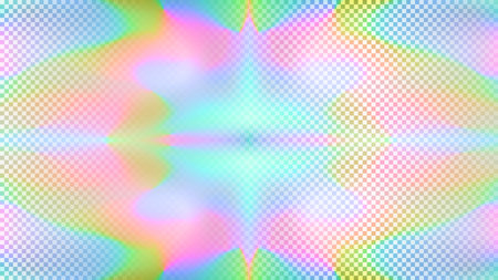 Holographic background. Hologram mosaic. Chameleon color. Abstract. Trendy fashion wallpaper....
