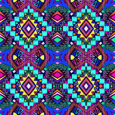 Tribal pattern. Ethnic print. Aztec. Abstract geometric fabric. Cloth design. Spiritual fashion....