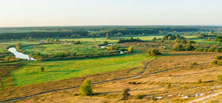 Beautiful views of the Dvurechany National Natural Park with chalky mountains and hills. Endless...